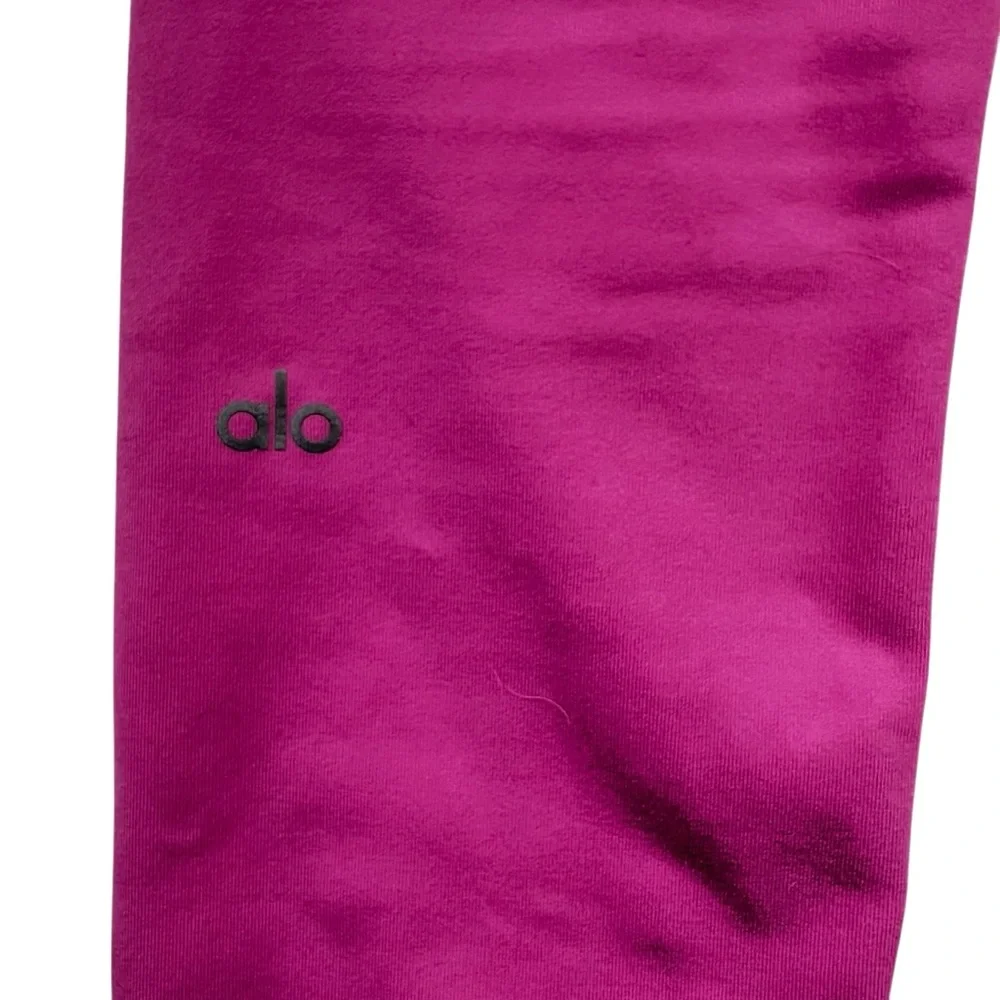 ALO Airbrush Yoga Sweet Pink High Waist Leggings Workout Gym Yoga Pants Size M